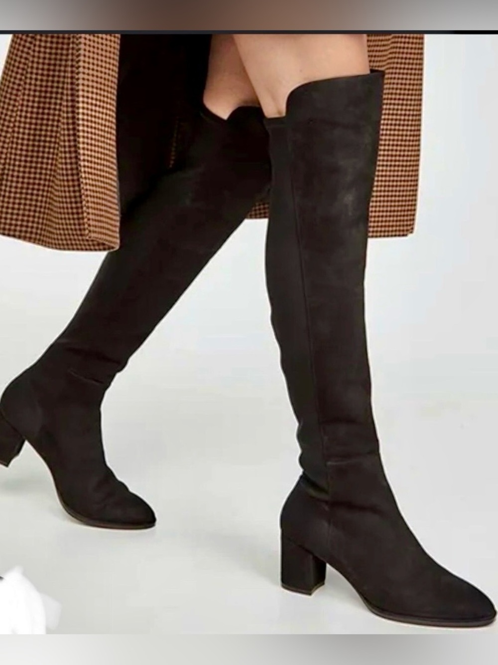 Stuart Weitzman Gillian 60 Suede Over the Knee Boots size 7.5